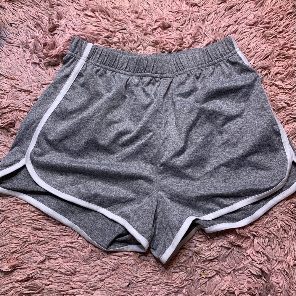 GREY LOUNGE SHORTS